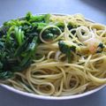 Edythe's cooksnap of when they made 簡単♪ほうれん草の和風スープパスタ.