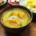 YUKIKI☆'s cooksnap of when they made かぼちゃ・玉ねぎのゴマ味噌スープ.