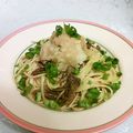 龍青空ママ's cooksnap of when they made 安い！早い！さんまの蒲焼缶で和風パスタ.