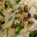 よっちゃんもち★'s cooksnap of when they made キャベツとオクラの簡単ヘルシー炒め♪.