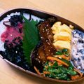 Mandy's cooksnap of when they made 単身赴任パパが綴る『わっぱ弁当』の詰め方.