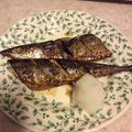 ぽん1208's cooksnap of when they made 頭と骨まで食べれるさんま塩焼き.