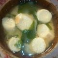 amileamila's cooksnap of when they made ワカメとお麩の味噌汁①.