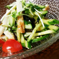 cocoりえ's cooksnap of when they made きゅうりと笹かまの塩昆布和え.