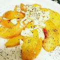 べきたろう's cooksnap of when they made 桃モッツァレラ.