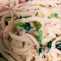 ちこさと's cooksnap of when they made 冷凍うどんで簡単アレンジクリーミーうどん.