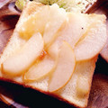なぎさ▽▲'s cooksnap of when they made ほっこり♡ 梨トースト コンポート風.