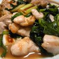 J・0505's cooksnap of when they made 鶏肉と韮と長葱の味噌炒め煮.