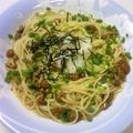 真食館's cooksnap of when they made 簡単に♪冷凍ナメコのおろしパスタ♡.