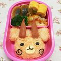 お母さんだいすき's cooksnap of when they made 妖怪ウォッチ☆コマじろう＊キャラ弁.