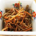 クック3H071M☆'s cooksnap of when they made 5分で簡単キンピラゴボウ.