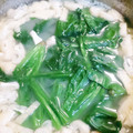 〜みみ〜's cooksnap of when they made ほうれん草と油揚げの味噌汁.