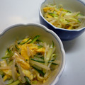 reiyan1956's cooksnap of when they made もやしときゅうりとハムの酢の物♪.