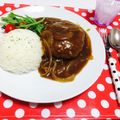 mi__mam's cooksnap of when they made 旦那も絶賛！☆カレーハンバーグ☆.