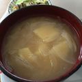 リラシャン's cooksnap of when they made じゃがいもとたまねぎのみそ汁.