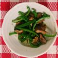 haru0506's cooksnap of when they made 砂ズリとピーマンの炒め物.