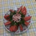 ラリー＆サラ's cooksnap of when they made トマトサラダ♡青紫蘇オリーブオイルで簡単.