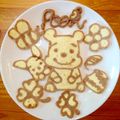 なおちゃん0806's cooksnap of when they made レンジで簡単お絵かきパンケーキアート.