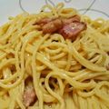 とみぃ♪'s cooksnap of when they made 満腹め、簡単な生クリームなしカルボナーラ.