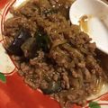 すばりん美智絵描き's cooksnap of when they made なすともやしのそぼろ煮.