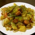 ☆MrCB☆'s cooksnap of when they made ジャガイモ、タマネギ、ウインナー…炒め.