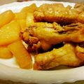 macky0_0v's cooksnap of when they made 大根と手羽先の甘辛煮.