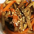 花椒's cooksnap of when they made フライパンで簡単☆ピリ辛きんぴらゴボウ.