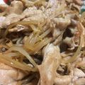 Chika_sck's cooksnap of when they made 【簡単】豚肉もやしのポン酢炒め.