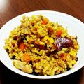 riorin♡'s cooksnap of when they made サバ缶のカレー風味・炊き込みご飯✾.