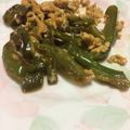 クックHFVX6J☆'s cooksnap of when they made 農家ﾏﾏﾝの３分料理【たまごピーマン】.