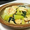 しじみごはん's cooksnap of when they made 鶏団子と青梗菜のミソマヨ炒め.
