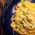 クックMGRHYT☆'s cooksnap of when they made 海老とアスパラのチーズクリームパスタ☆.