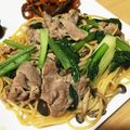 クックK7VZ0D☆'s cooksnap of when they made 豚肉と小松菜の和風パスタ♪.