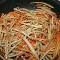 ♡ひな祭り♡'s cooksnap of when they made ごぼうとにんじんのきんぴら.