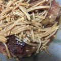 あゆぽむむ's cooksnap of when they made めんつゆで簡単☆中華風豆腐ハンバーグ.
