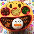 ☆なぁmam☆'s cooksnap of when they made ２歳の誕生日 アンパンマンプレート.