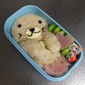 美絵さん's cooksnap of when they made ＊キャラ弁＊カレー海のラッコ.