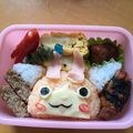 すずはな♪'s cooksnap of when they made 妖怪ウォッチ キャラ弁 ジバコマ.