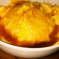 灰色兎のお茶会's cooksnap of when they made 天津飯.