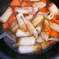 アピナス's cooksnap of when they made 鳥肉とにんじんとちくわの煮物。.