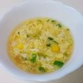 taako1552's cooksnap of when they made ふんわり卵とコーンの中華スープ♡.