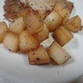 堕天使M's cooksnap of when they made 夏バテ解消！冬瓜サイコロステーキ♡.