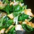 mrii's cooksnap of when they made 柔らか胸肉とチンゲン菜とザーサイの炒め♪.
