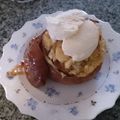 ルサロンミニヨン's cooksnap of when they made じゅわとろ♥焼きりんごパンプディング.