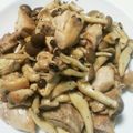 タンポポのわたげ's cooksnap of when they made 簡単♪鶏肉とキノコの塩レモンバター炒め☆.
