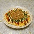 ＠迷子＠'s cooksnap of when they made わぁ♡ビックリパン粉とお豆腐でお好み焼き.