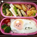 ｋエンジェルスマイル's cooksnap of when they made キャラ弁、ぐでたま〜♡.