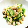 ちえたろう's cooksnap of when they made レタスときゅうりの梅肉ドレッシングサラダ.