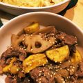 すぽちゃん's cooksnap of when they made 食欲の秋♪根菜と牛肉の甘辛煮.