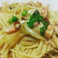 iwata_n's cooksnap of when they made ツナとキノコの和風パスタ.